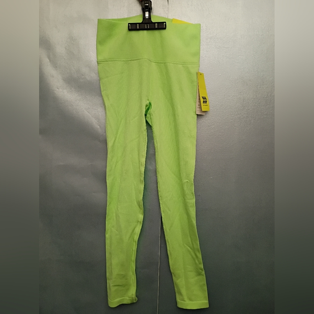 Bright Green High-Waisted Leggings